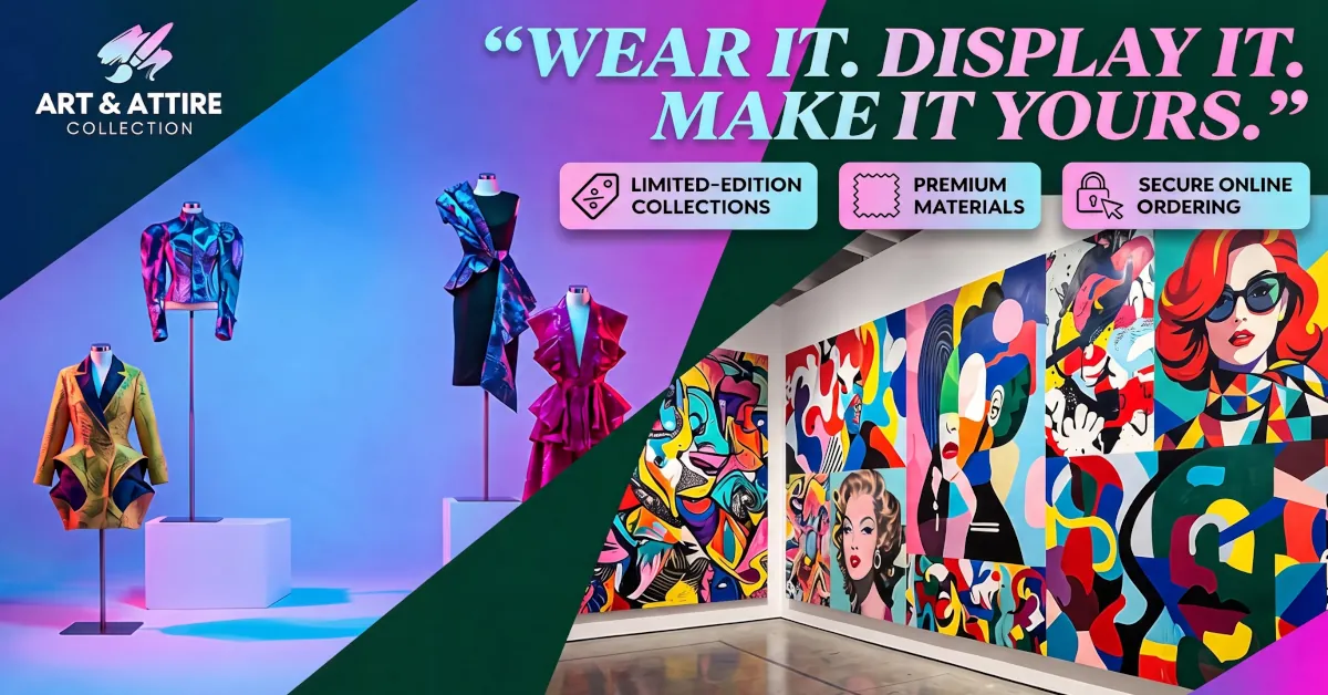 Luxury clothing shop advertisment promotion